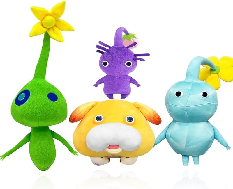 Soft and Squishy: Pikmin Stuffed Animals Galore!